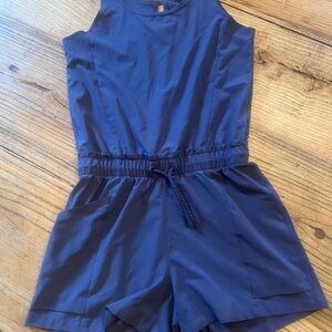 Athleta Girl Navy Blue Romper